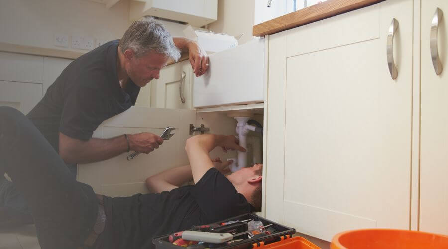Professional burst pipe repair services in Gepp, AR